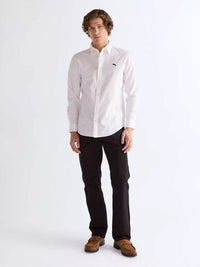 WRANGLER Men's Long Sleeve Regular Shirt - Oxford White