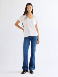 WRANGLER Women's Flared Jeans - Dark wash