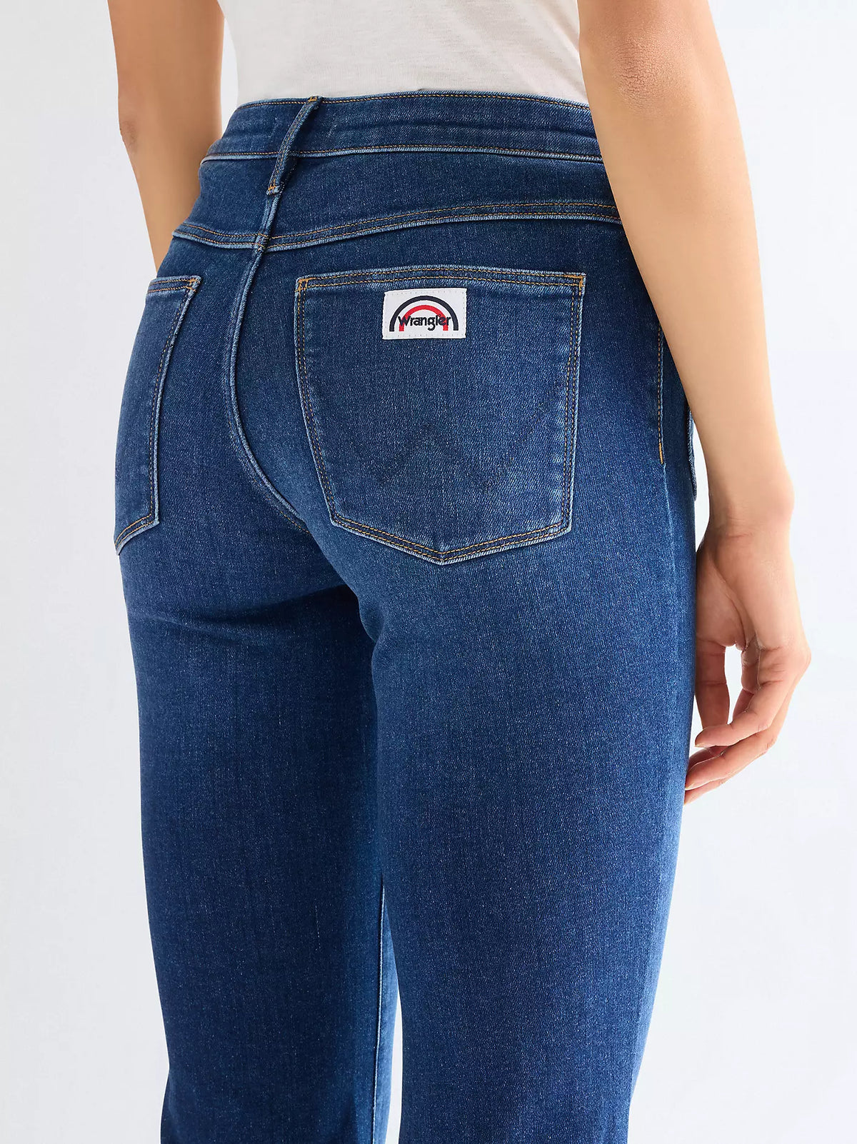 WRANGLER Women's Flared Jeans - Dark wash