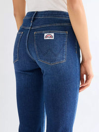 WRANGLER Women's Flared Jeans - Dark wash