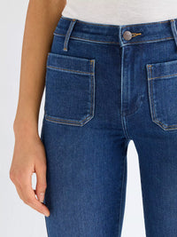WRANGLER Women's Flared Jeans - Dark wash