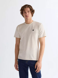 WRANGLER Regular Sign Off T-Shirt - Cream