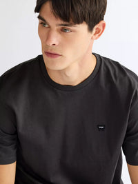 WRANGLER Regular Sign Off T-Shirt - Faded Black