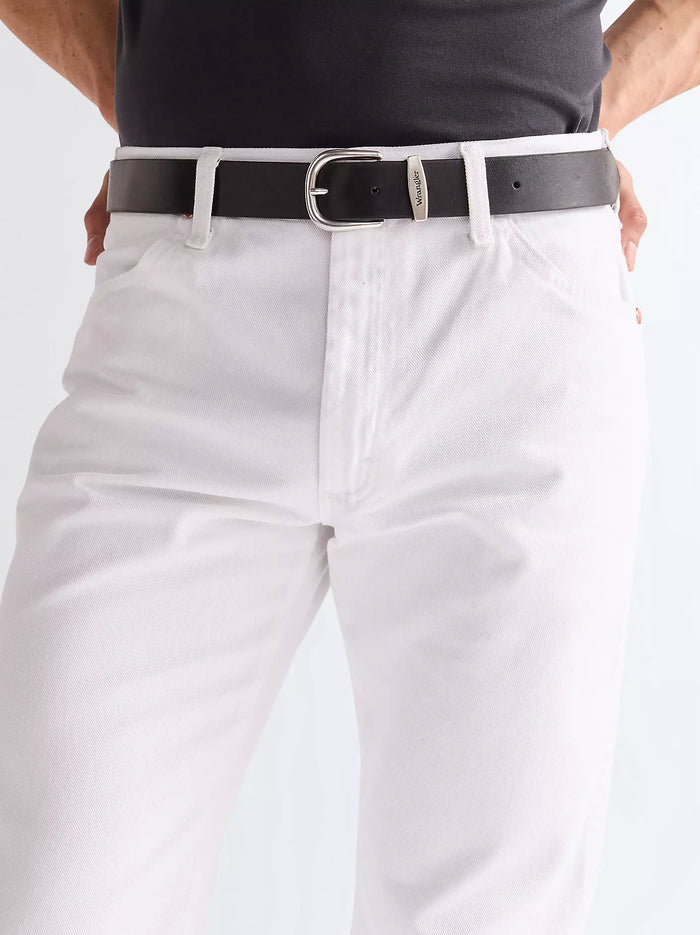 WRANGLER Men's Easy Leather Belt - Black