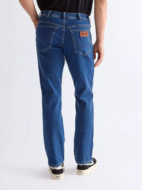 WRANGLER Texas Straight Medium Stretch Jeans - Midnight Shadow