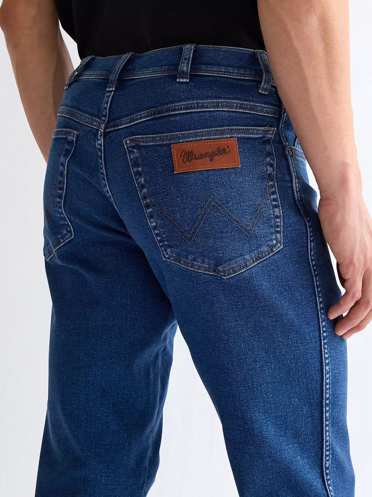 WRANGLER Texas Straight Medium Stretch Jeans - Midnight Shadow