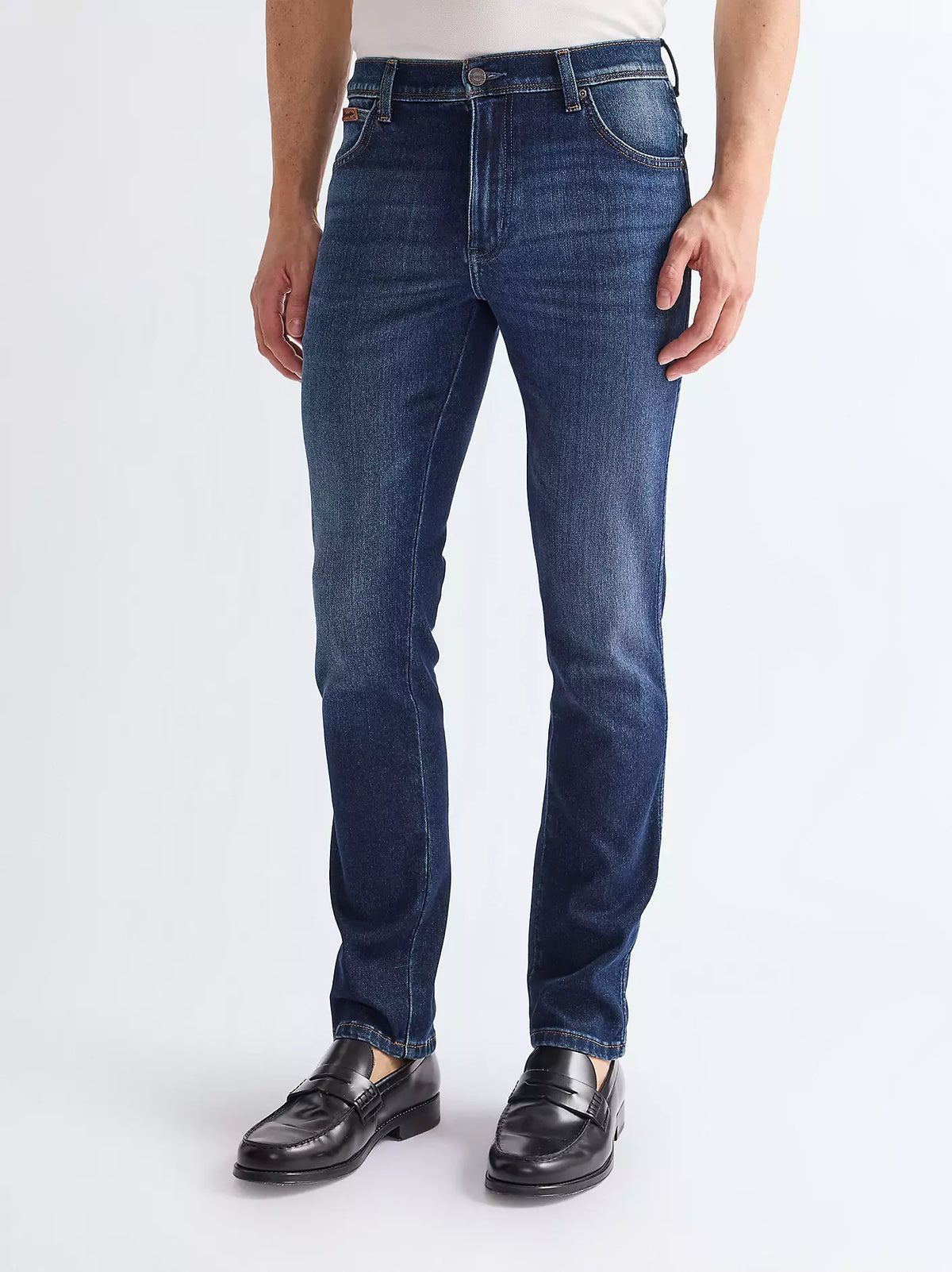 WRANGLER Men's Texas Slim Low Stretch Jeans - Fog