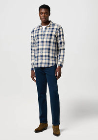 WRANGLER Men's One Pocket Shirt - Light Indigo