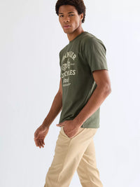 WRANGLER Men's Americana Graphic T-Shirt - Green