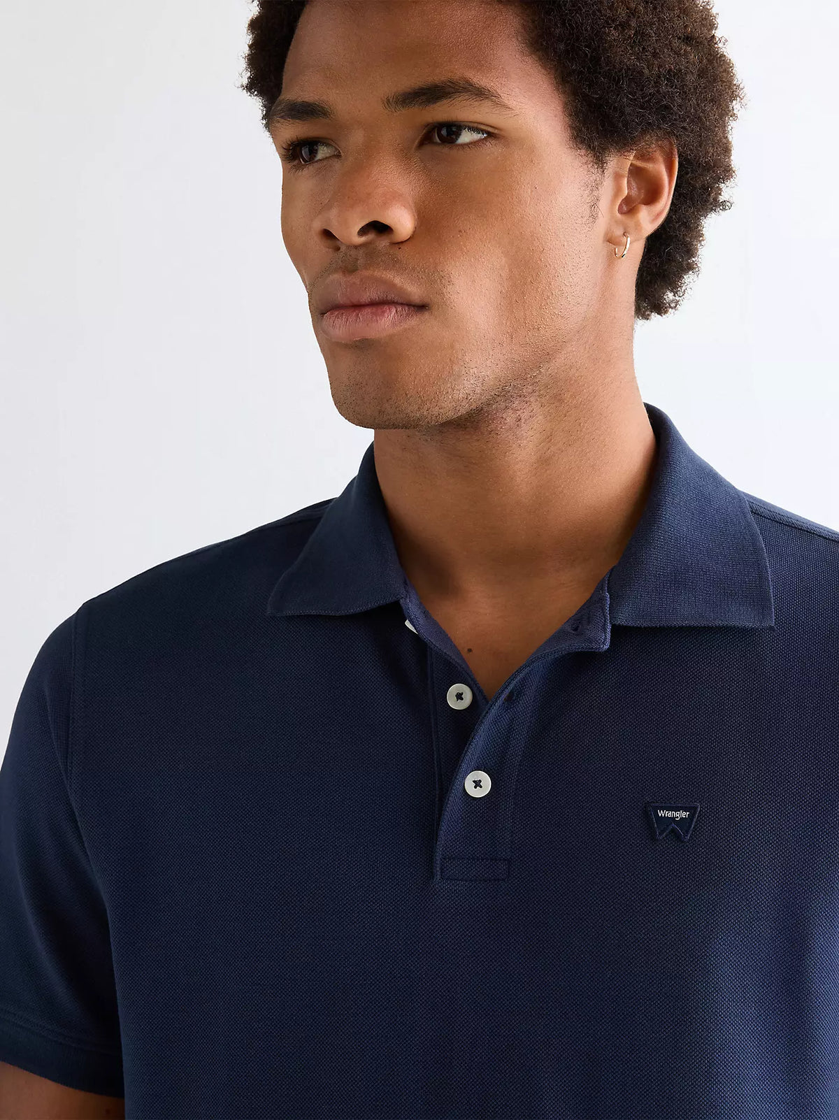 WRANGLER Men's Regular Polo Shirt - Navy