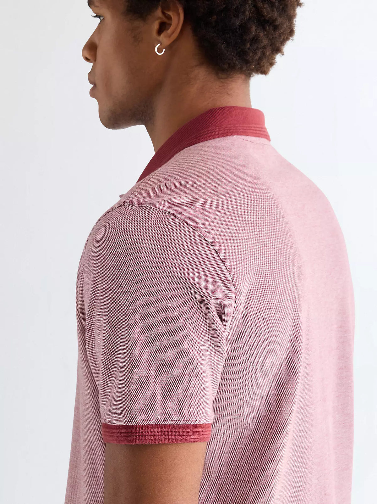 WRANGLER Regular Refined Polo Shirt - Ruby Wine