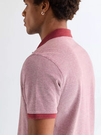 WRANGLER Regular Refined Polo Shirt - Ruby Wine