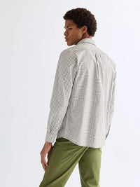 WRANGLER Men's Regular One Pocket Shirt - Green Check