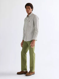 WRANGLER Men's Regular One Pocket Shirt - Green Check