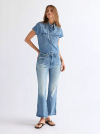 WRANGLER Women's Kick Flare Jean - Denim