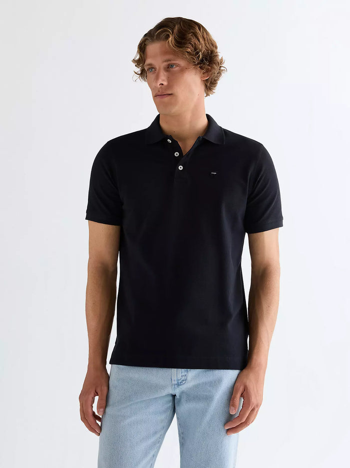 WRANGLER Men's Regular Polo Shirt - Black