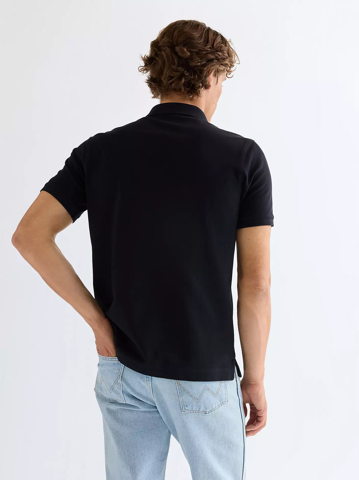WRANGLER Men's Regular Polo Shirt - Black