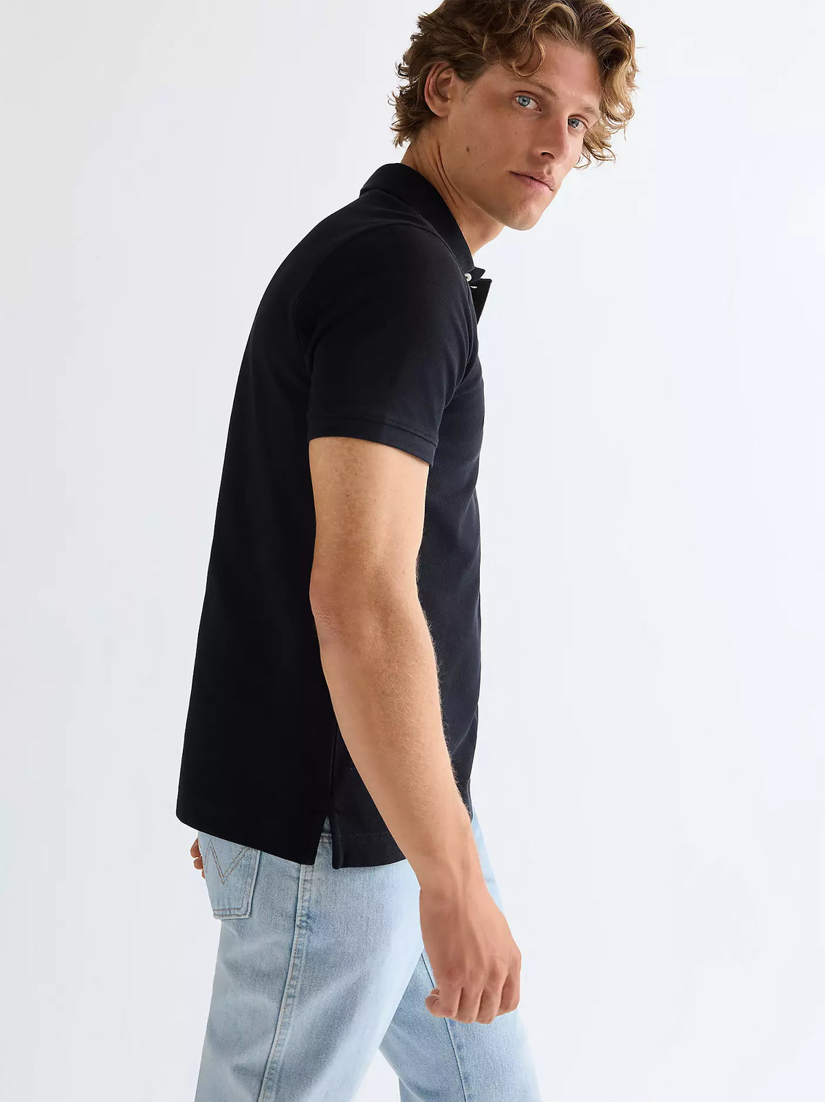 WRANGLER Men's Regular Polo Shirt - Black