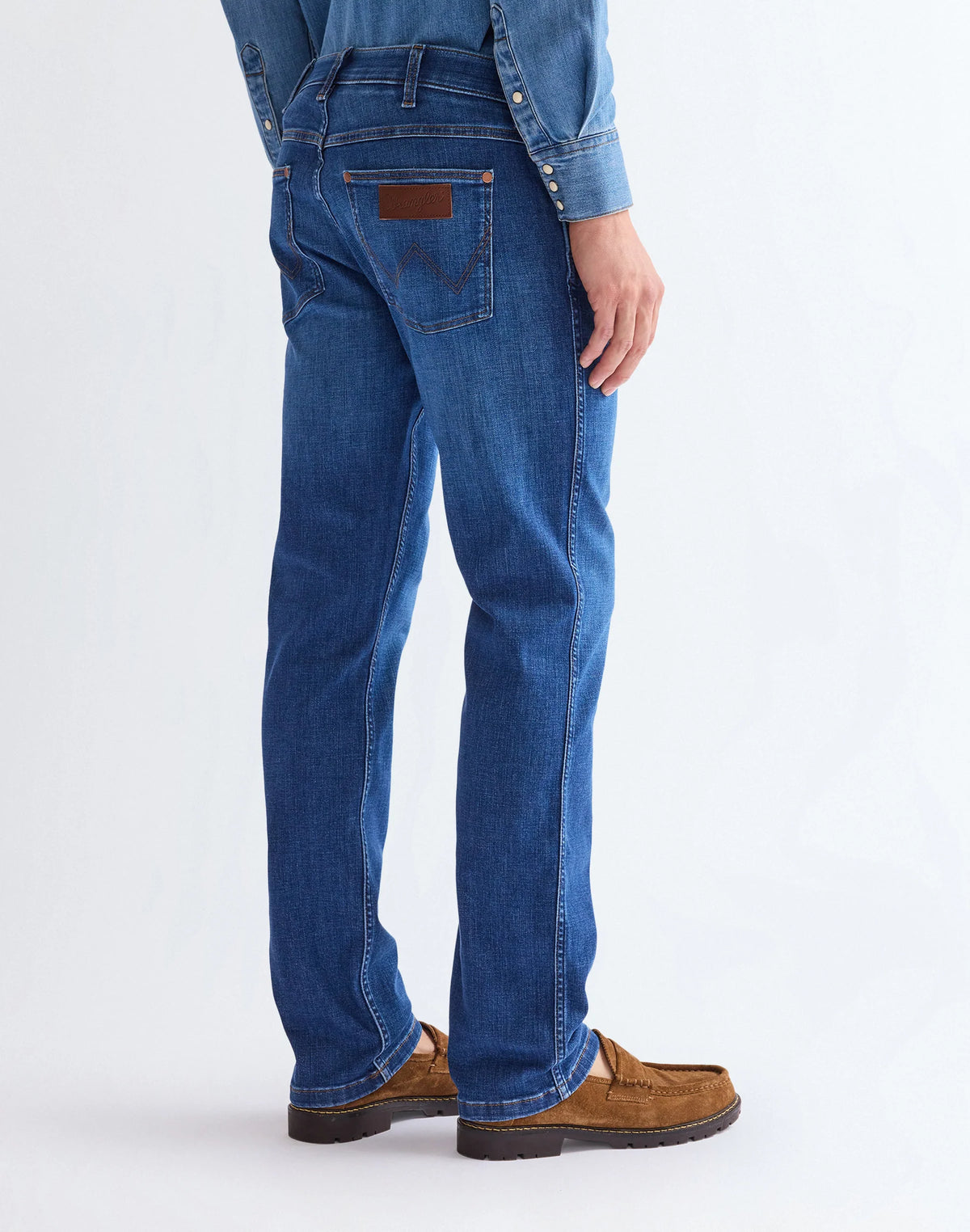 WRANGLER Men's Greensboro Regular Fit Jeans - Dandelion Summer