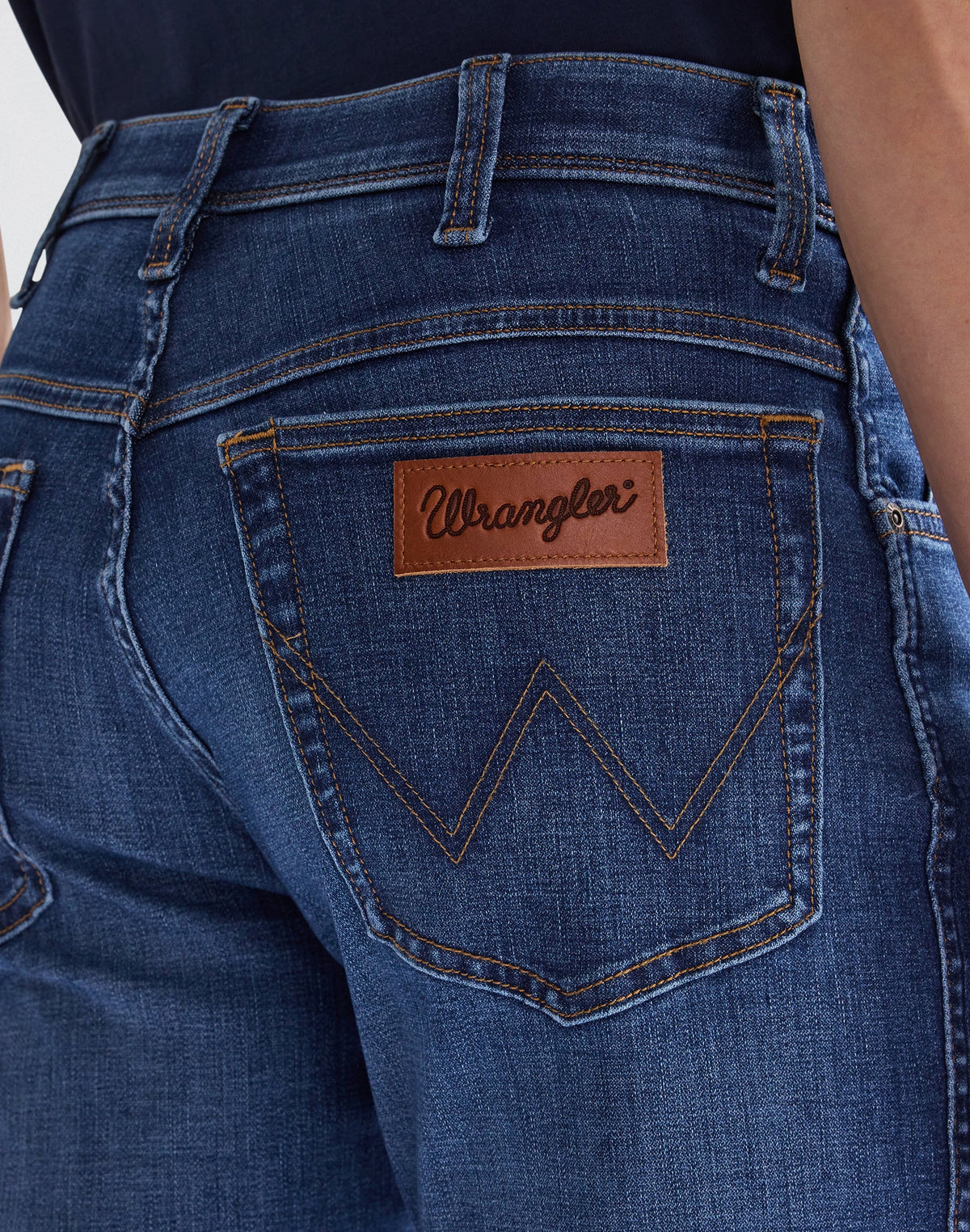 WRANGLER Men's Texas Slim Jeans - Blue Jam