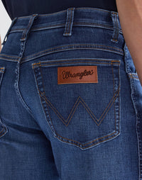 WRANGLER Men's Texas Slim Jeans - Blue Jam