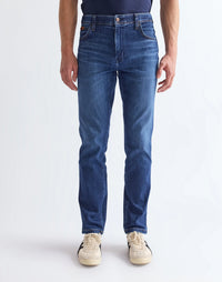 WRANGLER Men's Texas Slim Jeans - Blue Jam