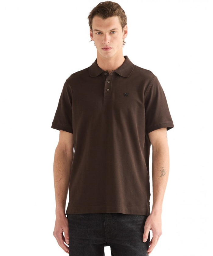 WRANGLER Men's Regular Polo Shirt - Brown