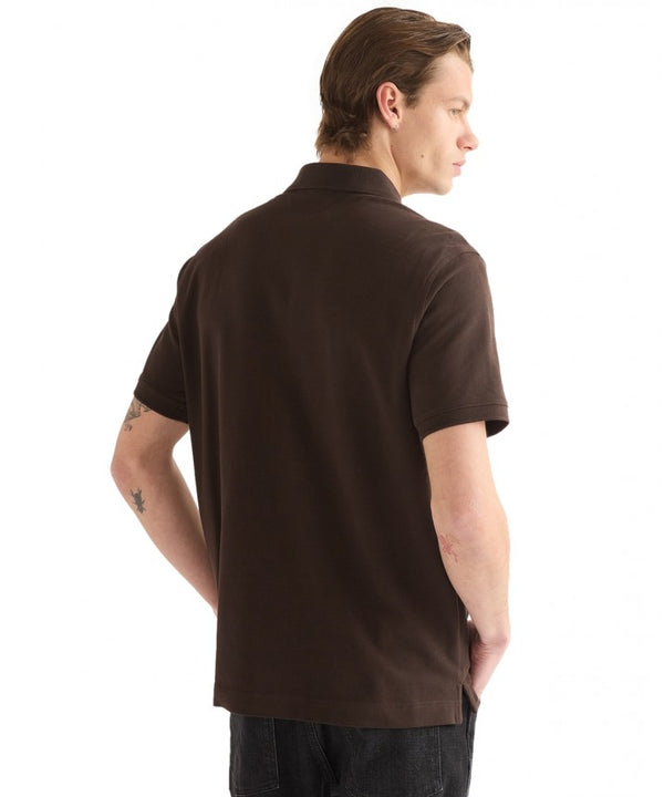 WRANGLER Men's Regular Polo Shirt - Brown
