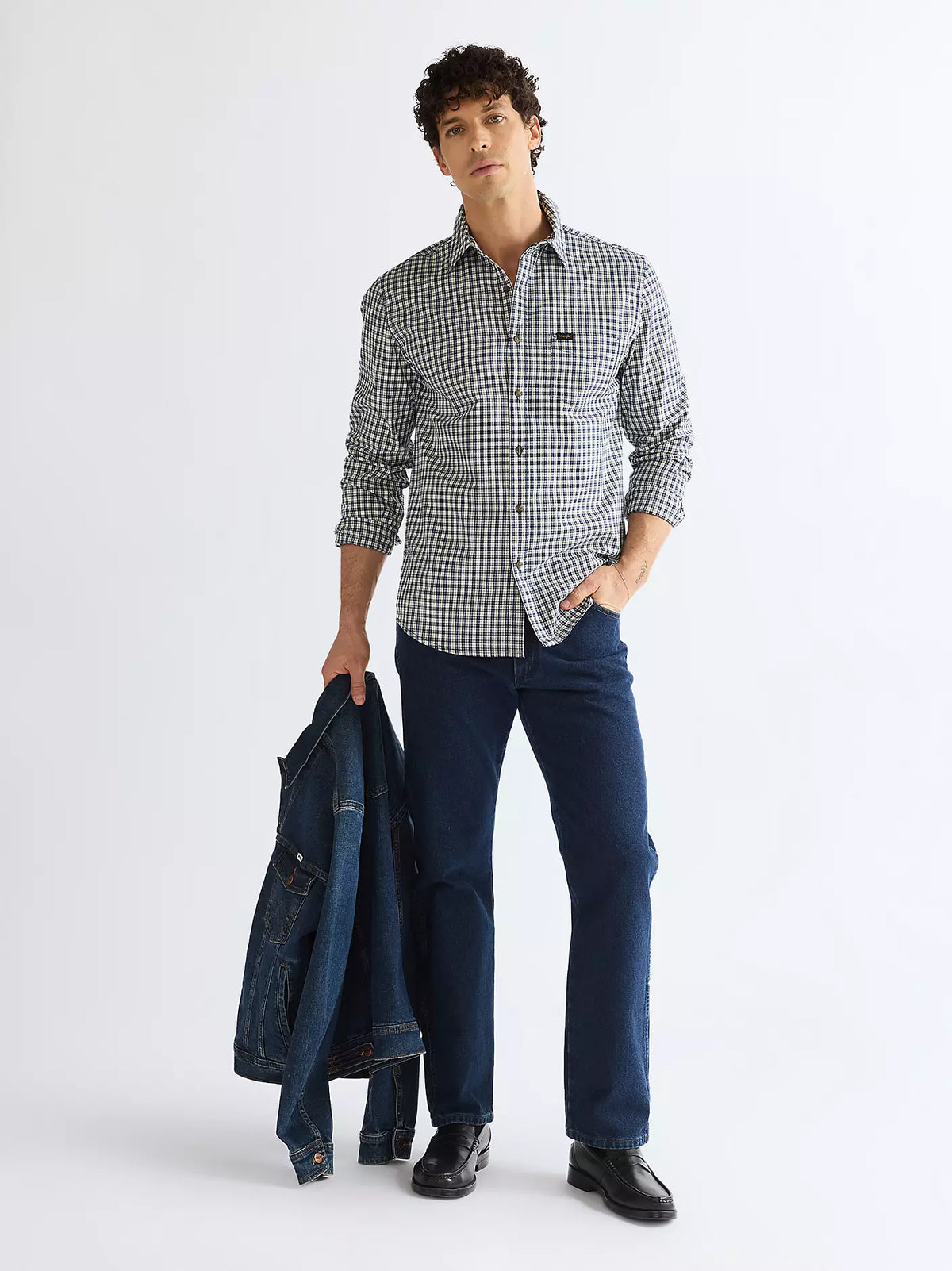 WRANGLER 1PKT Shirt - Blue