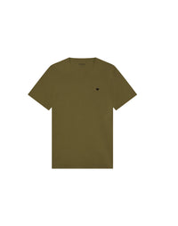 WRANGLER Regular Sign Off T-Shirt - Olive Green