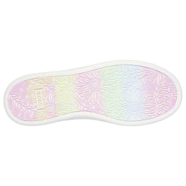 SKECHERS Women's BOBS D'Vine Canvas Trainers - White