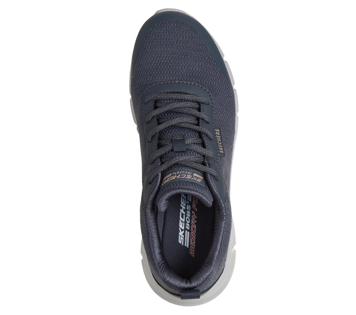 SKECHERS Women's Waterproof: BOBS Sport B Flex - Flex Proof Trainers - Navy
