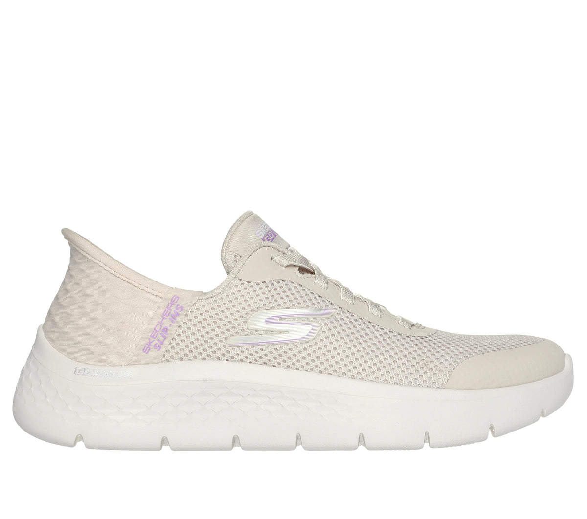 SKECHERS Women's Slip-ins: GO WALK Flex Shoes - Grand Entry - Neutral | 124836