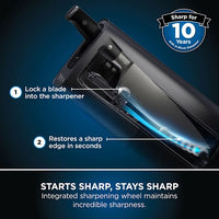 NINJA Foodi StaySharp Knife Block with Integrated Sharpener – 5Pc Set