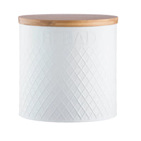 TYPHOON Embossed Bread Bin - White