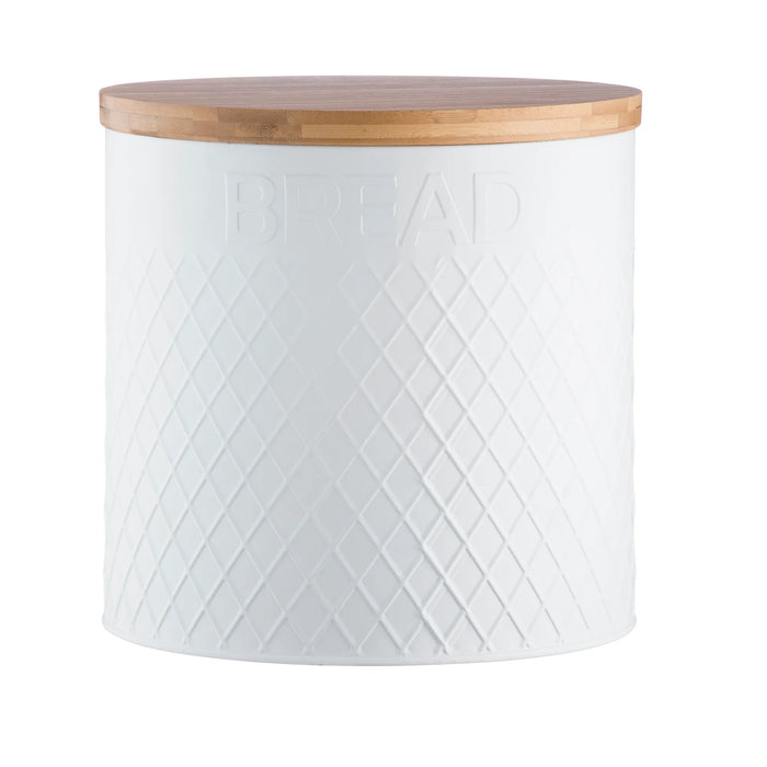 TYPHOON Embossed Bread Bin - White