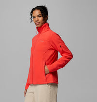 COLUMBIA Women's Fast Trek II Fleece Jacket - Red