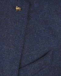 MAGEE Liffey Tweed Blazer - Blue Herringbone