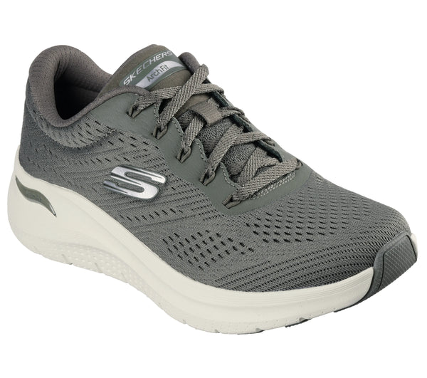 SKECHERS Women's Arch Fit 2.0 - Big League Shoes - Olive | 150051