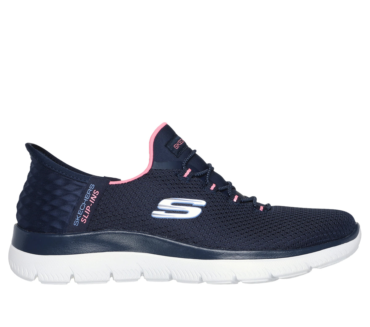 SKECHERS Slip-ins: Summits - Diamond Dream Trainers - Navy | 150123