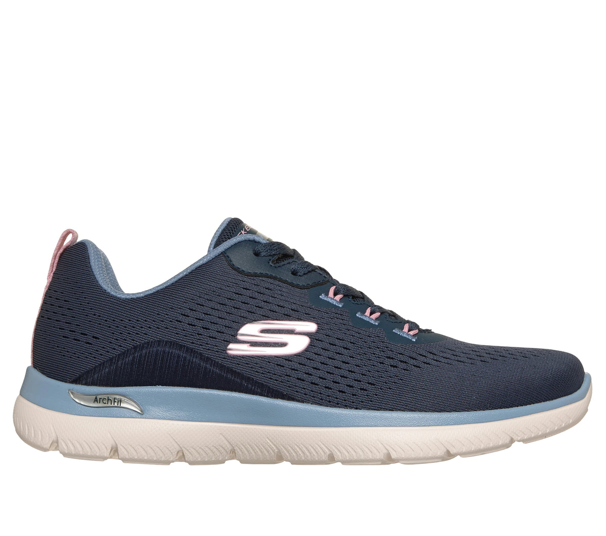 SKECHERS Women's Arch Fit Summits - Daily Flow Trainers - Navy | 150754