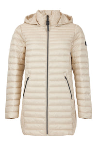 FRANDSEN Quilted Coat - Stone