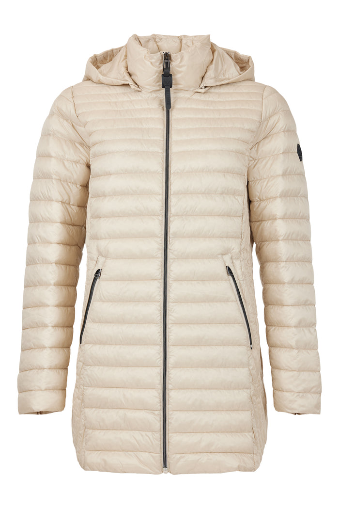 FRANDSEN Quilted Coat - Stone
