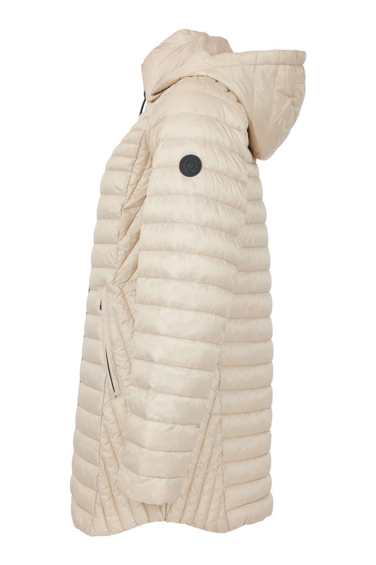 FRANDSEN Quilted Coat - Stone
