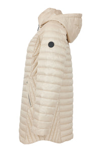 FRANDSEN Quilted Coat - Stone