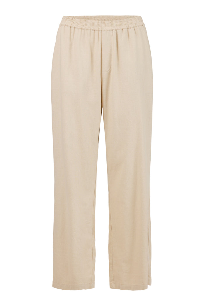 SUNDAY Wide Leg Trouser - Stone