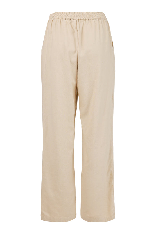 SUNDAY Wide Leg Trouser - Stone