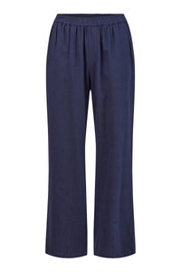 SUNDAY Wide Leg Trouser - Navy