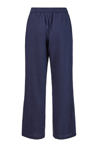 SUNDAY Wide Leg Trouser - Navy