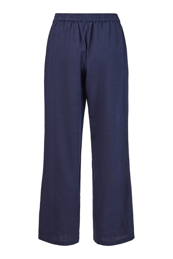 SUNDAY Wide Leg Trouser - Navy